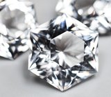 Топовая огранка! Крупный набор чистейшего бесцветного кварца 61,7 карата 