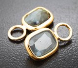 Подвесы для серег с уральскими александритами 6,14 карата