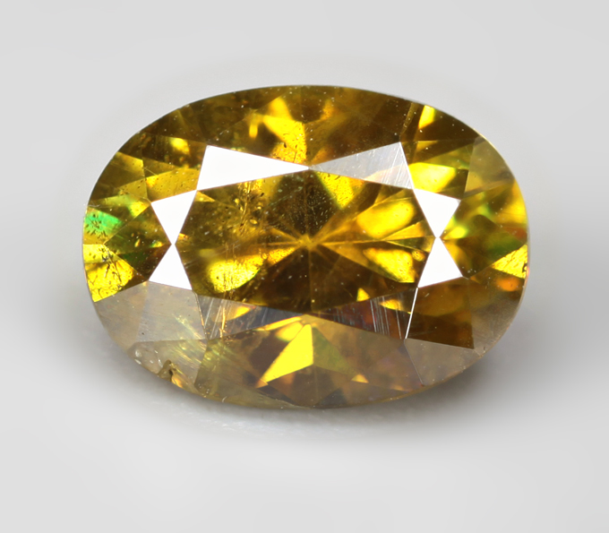 Зеленовато-желтый сфалерит 0,89 карата