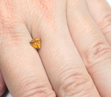 Насыщенно-желтый сфалерит 0,91 карата 