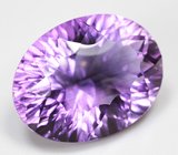 Чистейший аметист лазерной огранки 14,79 карата