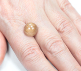 Кварц с золотистым рутилом топового качества 6,13 карата 