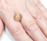 Кварц с золотистым рутилом топового качества 6,13 карата