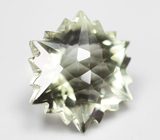 Удивительный зеленый аметист авторской огранки 9,06 карата 