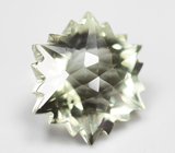 Удивительный зеленый аметист авторской огранки 9,06 карата