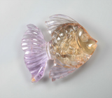 Скульптурный резной аметрин 17,65 карата 