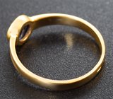 Золотое кольцо с редким синим гранатом со сменой цвета 0,77 карата