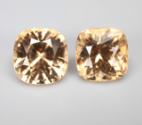 Крупная пара гессонитов гранатов 4,81 карата 