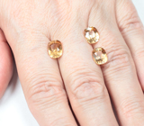 Крупный набор из 3 гессонитов гранатов 6,62 карата 