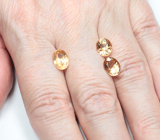 Крупный набор из 3 гессонитов 5,89 карата 