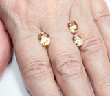 Набор из 3 гессонитов гранатов 4,94 карата 