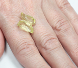 Яркий резной цитрин 8,09 карата 