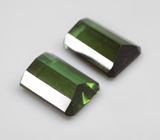 Пара турмалинов высокой чистоты 1,28 карата 