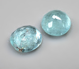 Пара параиба турмалинов 1,18 карата 