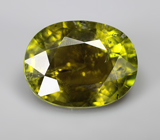 Желтовато-зеленый турмалин 3,3 карата 