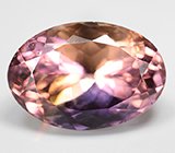 Крупный контрастный аметрин 16,55 карата 