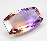 Чистейший крупный контрастный аметрин 23,08 карата 