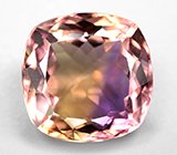 Чистейший крупный контрастный аметрин 11,49 карата 