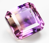 Крупный! Чистейший контрастный аметрин 33,11 карата 