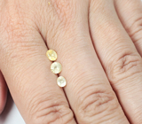 Набор из 3 желтых сапфиров 1,27 карата 