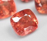 Набор из 4 красно-оранжевых шпинелей 3,42 карата 