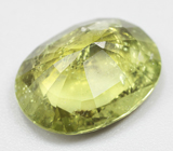 Ярко-неоновый желтовато-зеленый турмалин 4,54 карата