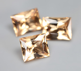 Крупный набор из 3 гессонитов гранатов 6,28 карата