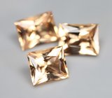 Крупный набор из 3 гессонитов гранатов 6,28 карата 