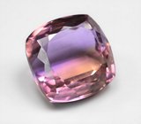 Крупный контрастный аметрин 15,34 карата 