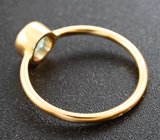 Золотое кольцо с параиба турмалином 0,85 карата Золото