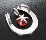 Золотой составной кулон с мексиканским ограненным опалом 0,3 карата и бриллиантами