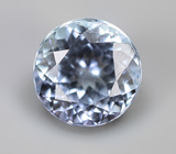 Фиолетовато-синий цоизит высокой чистоты 1,18 карата 