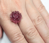 Резной рубеллит турмалин 14,99 карата 