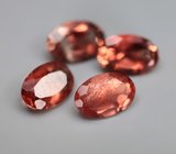 Набор из 4 орегонских солнечных камней 1,56 карата 