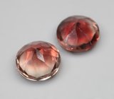 Пара орегонских солнечных камней 1,65 карата 