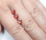 Набор из 3 орегонских солнечных камней 2,79 карата 