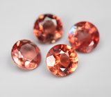 Набор из 4 орегонских солнечных камней 1,78 карата 