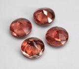 Набор из 4 орегонских солнечных камней 1,78 карата 