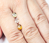 Набор из 3 сапфиров 2,4 карата 