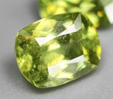 Пара желтовато-зеленых сфенов 1,95 карата 