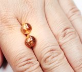 Парный кварц с золотистым рутилом с эффектом кошачьего глаза 4,71 карата 