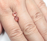 Пара орегонских солнечных камней 1,77 карата 