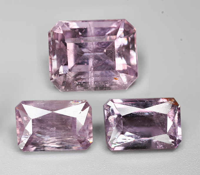 Редкий набор из 3 зултанитов 2,14 карата