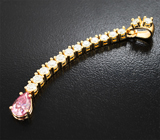 Кулон с муассанитами 1,91 карата Золото