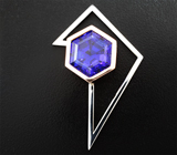 Кулон с танзанитом топовой огранки 12,3 карата Золото