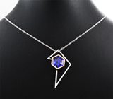 Кулон с танзанитом топовой огранки 12,3 карата Золото