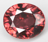 Кулон с оранжево-красным цирконом 3,66 карата Золото