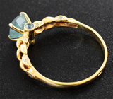 Золотое кольцо с уральскими александритами 1,43 карата и бриллиантами Золото