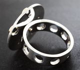 Авторский комплект «Конструктор» из серебра и золота с сапфирами, танзанитами, цитринами, родолитами и альмандинами гранатами 