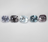 Крупный набор из 5 шпинелей 6,73 карата